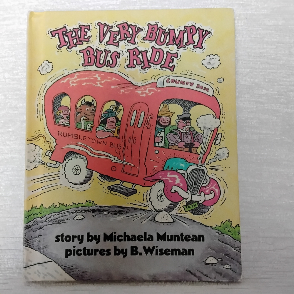 Vintage Book Children "The Very Bumpy Bus Ride" By Michaela Muntean 1981